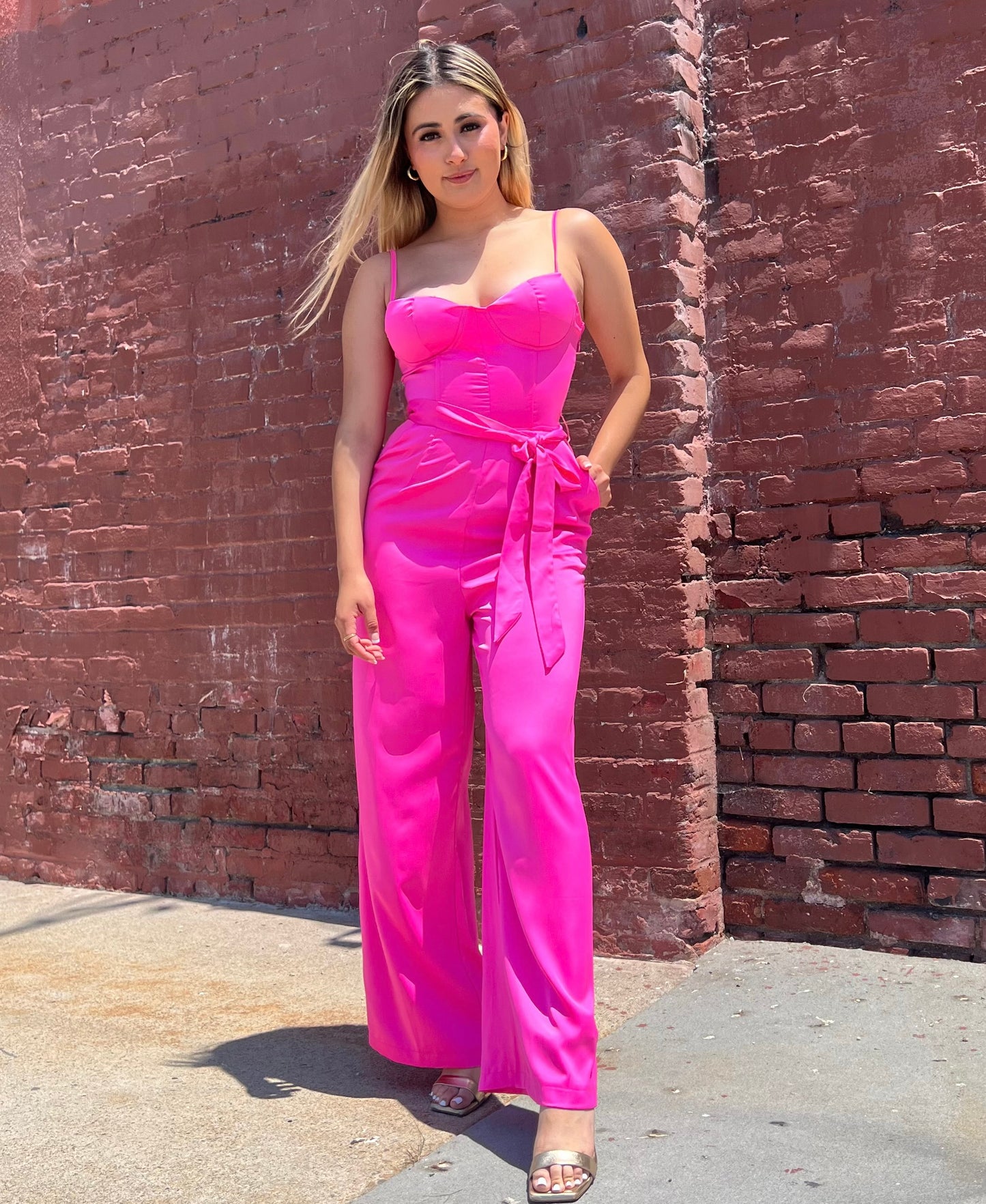 Kristina Romper (Pink)